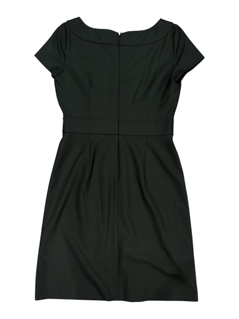 Ann Taylor Black Cap-Sleeve, Scoop Neck Sheath Dress EUC!! - Picture 4 of 5